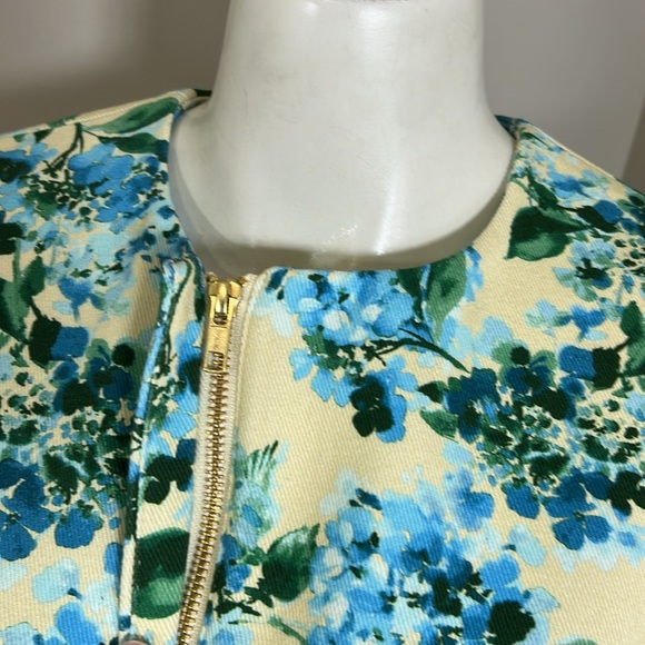 TUCKERNUCK Waters Edge Hydrangea Rhoda Tunic Top Blue Size 4 NEW - Picture 5 of 14